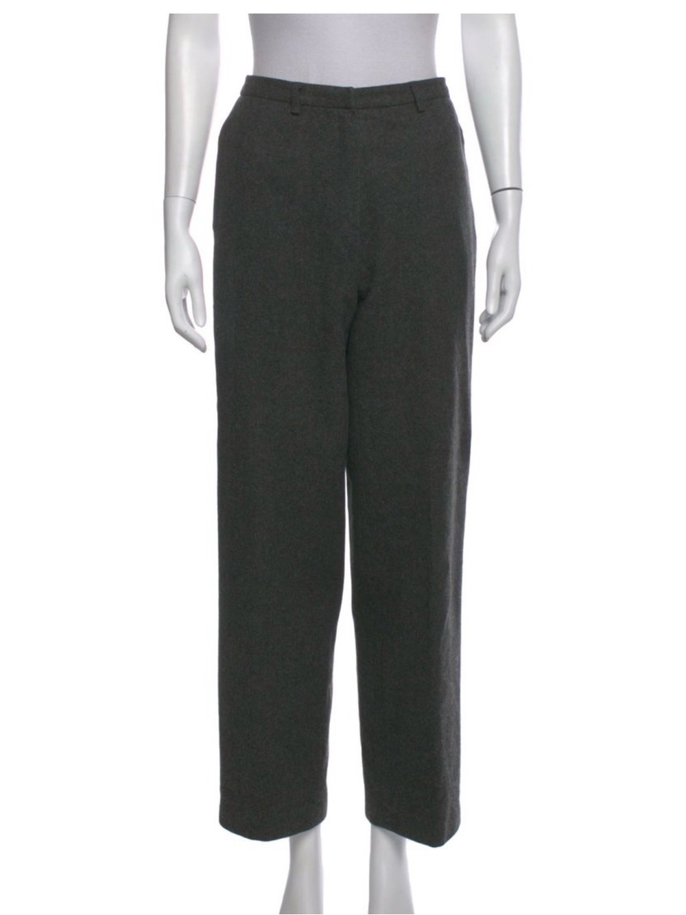 Vintage Prada Sport Virgin Wool Wide Leg Pants Grey IT 40 US 4 🟫 - Picture 2 of 4